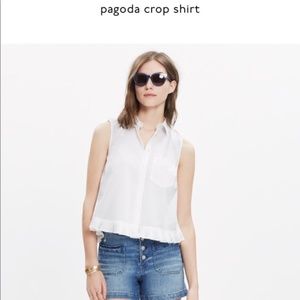 Madewell Pagoda Crop Top